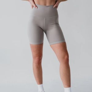 Recreation sweat biker shorts sand stone